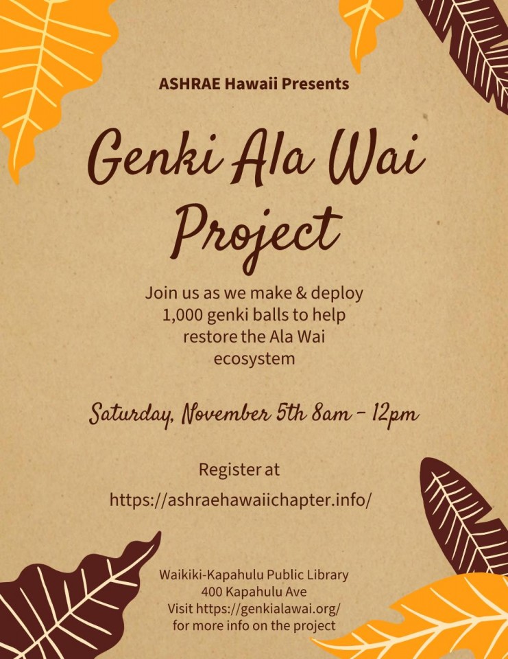 Genki Ball Event Flyer
