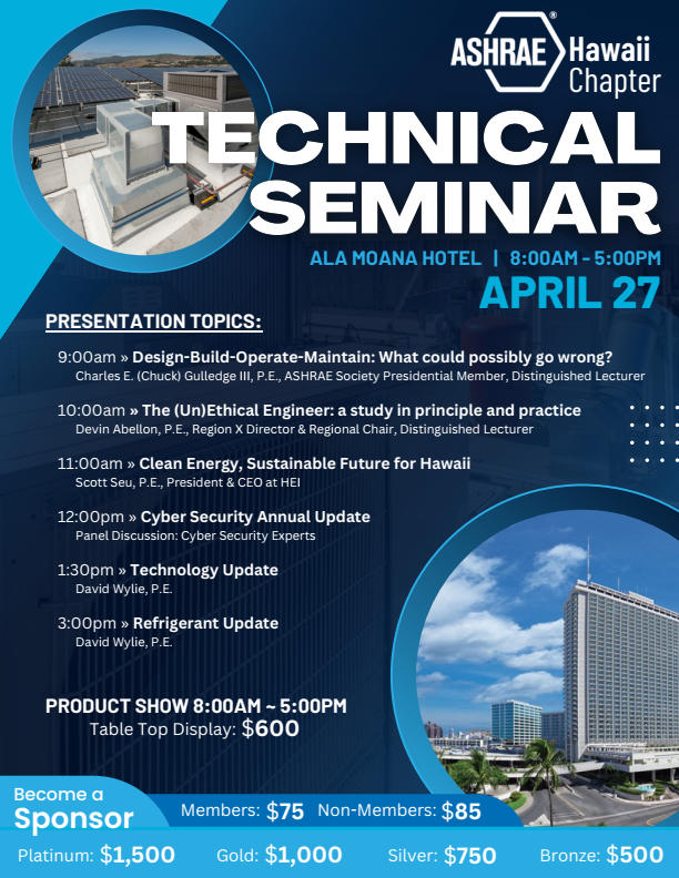 Technical Seminar Flyer
